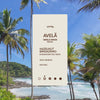 Avela Sticker with a beach background